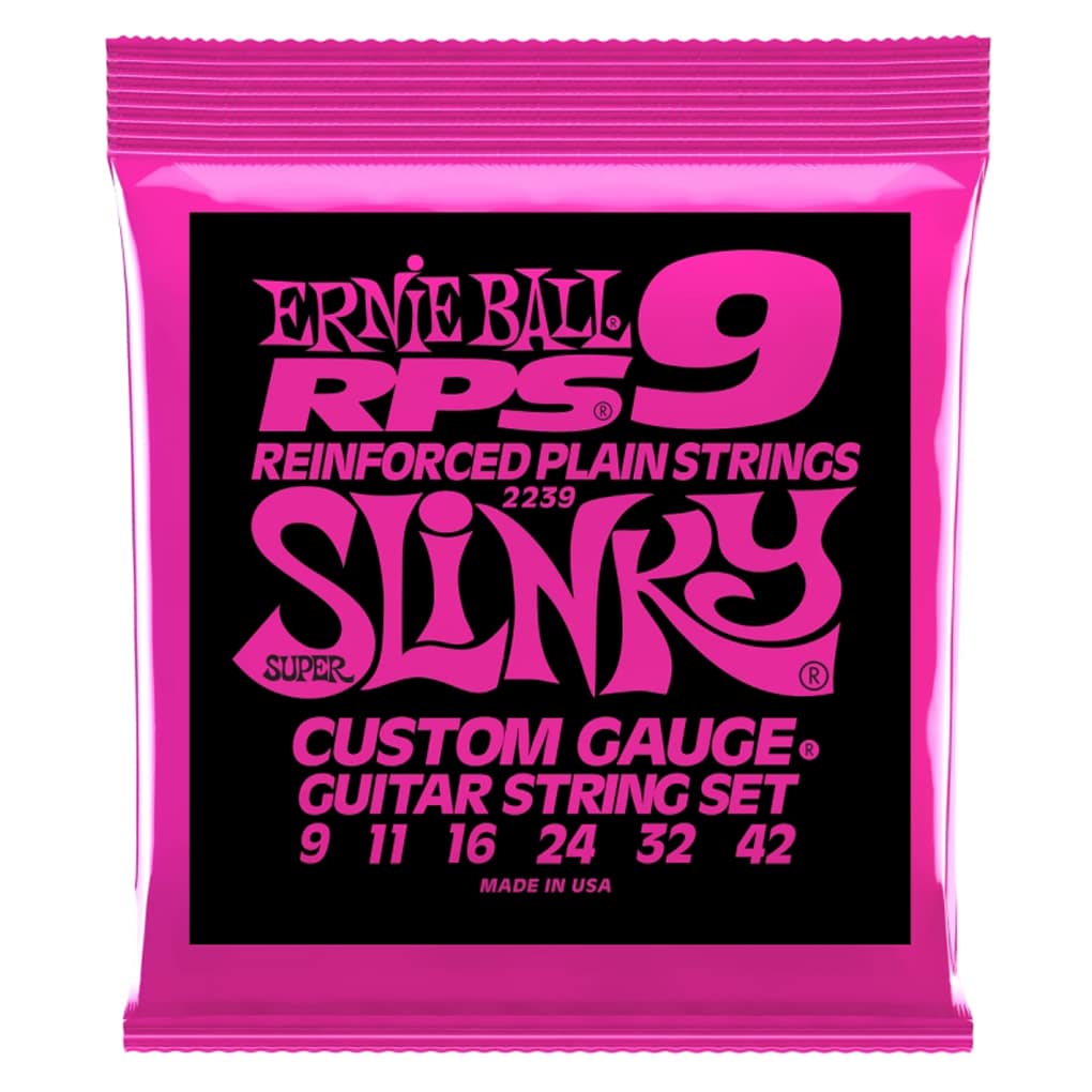 Ernie Ball 2239 – RPS Super Slinky Nickel Wound Electric Guitar Strings – 9-42 1