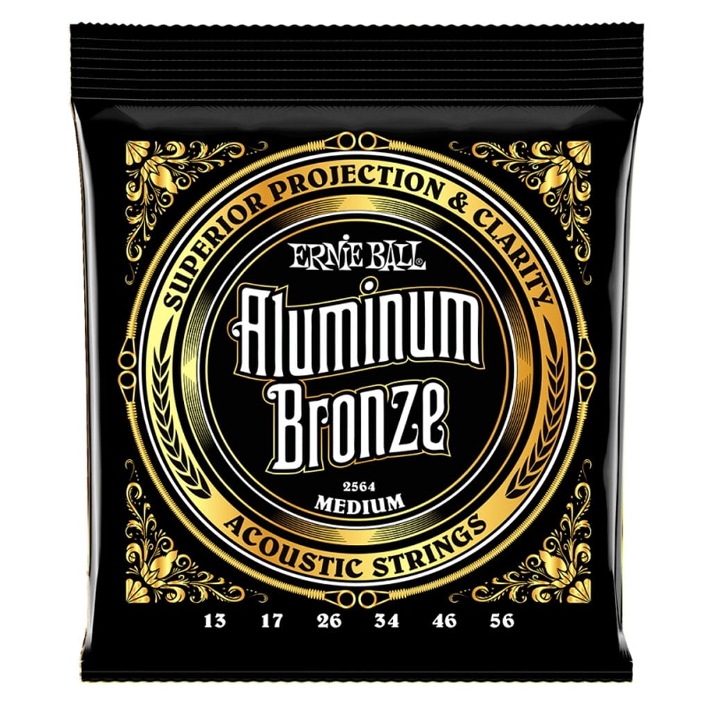 Ernie Ball 2564 – Aluminium Bronze Acoustic Guitar Strings – Medium – 13-56 1