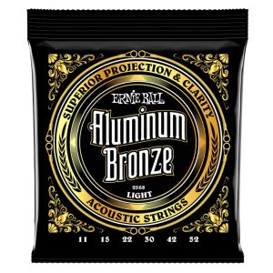 Ernie Ball 2568 – Aluminium Bronze Acoustic Guitar Strings – Light – 11-52 1