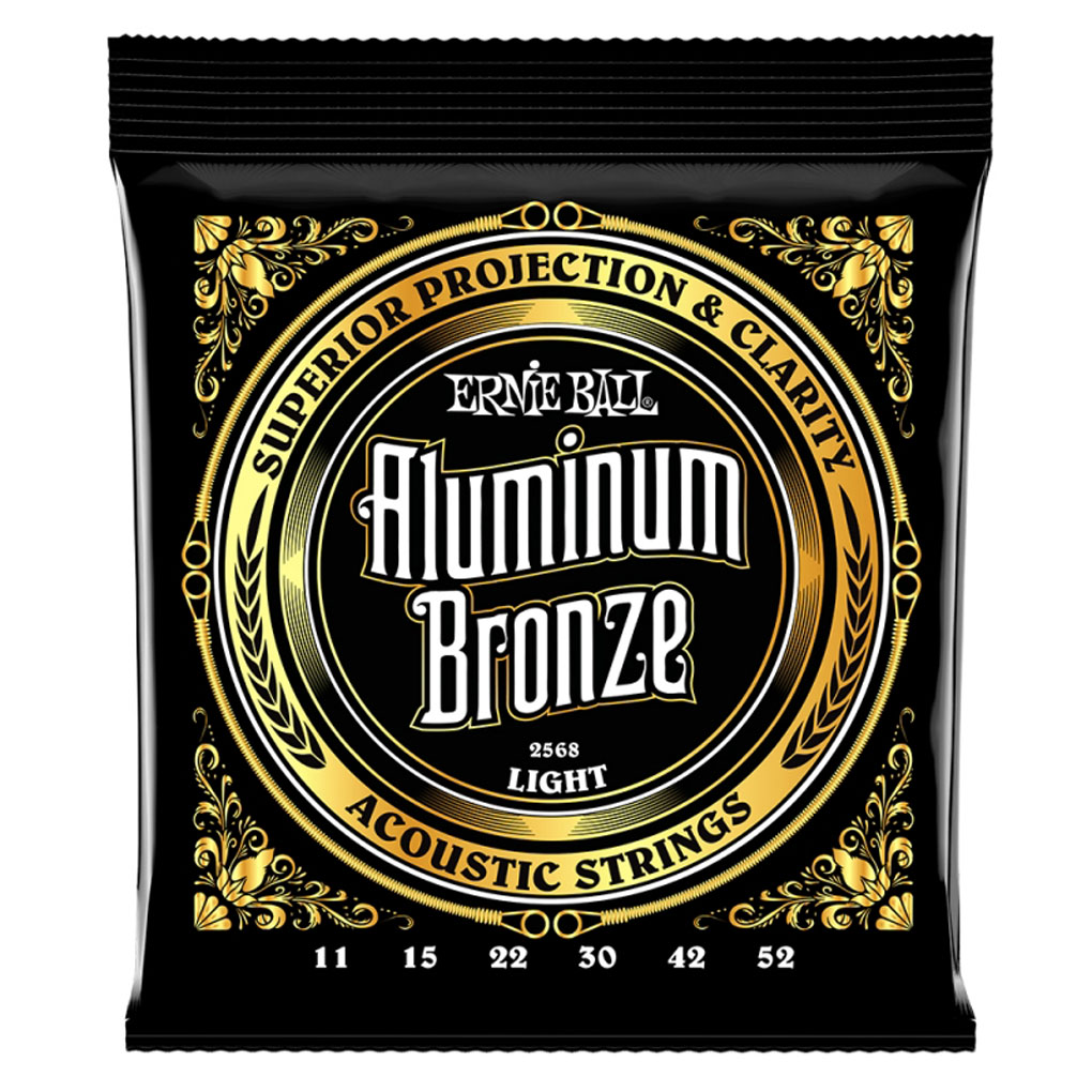 Ernie Ball 2568 – Aluminium Bronze Acoustic Guitar Strings – Light – 11-52 1