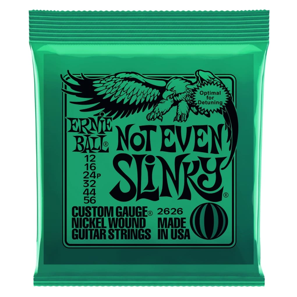 Ernie Ball 2626 – Not Even Slinky Nickel Wound Electric Guitar Strings – 12-56 1