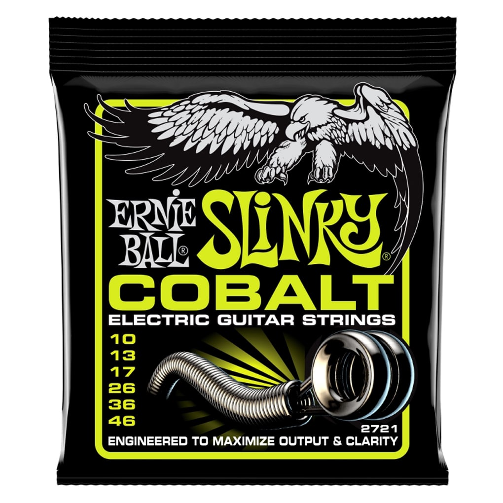 Ernie Ball 2721 – Cobalt Regular Slinky Electric Guitar Strings – 10-46 1