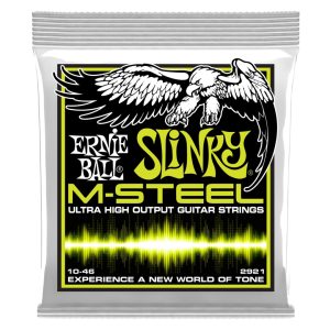 Ernie Ball 2921 - M-Steel Regular Slinky Electric Guitar Strings - 10-46