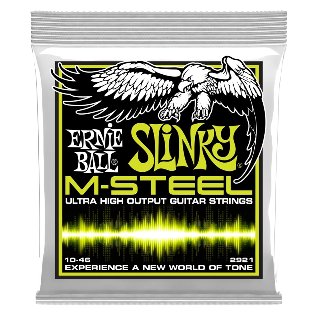 Ernie Ball 2921 – M-Steel Regular Slinky Electric Guitar Strings – 10-46 1