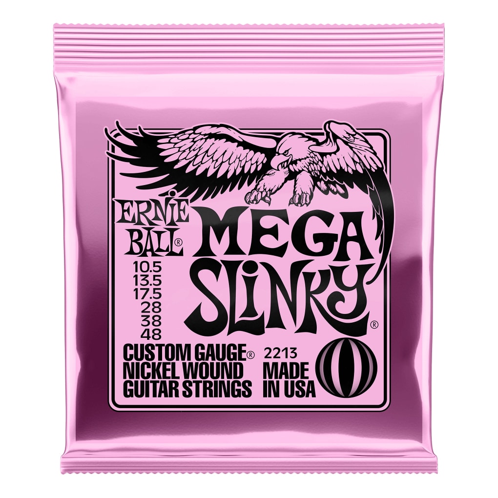 Electric Guitar Strings – Ernie Ball 2213 – Mega Slinky – Nickel Wound – 10