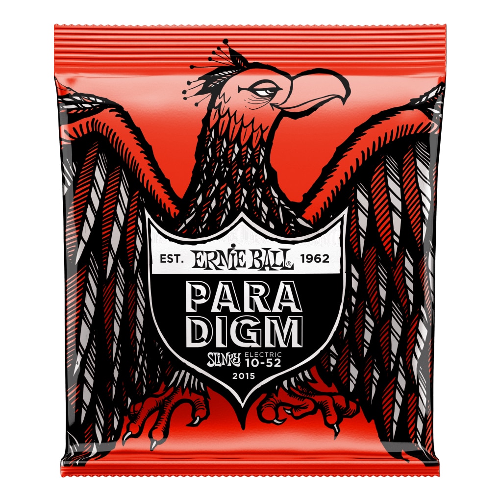 Electric Guitar Strings – Ernie Ball 2015 – Paradigm – Skinny Top Heavy Bottom Slinky – 10-52  1