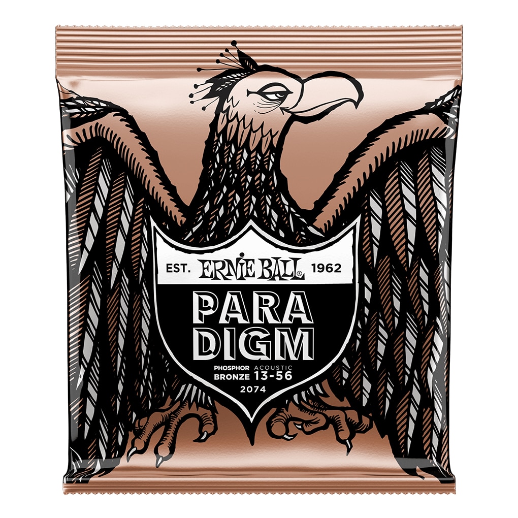 Ernie Ball 2074 – Paradigm – Phosphor Bronze – Acoustic Guitar Strings – Medium – 13-56 1