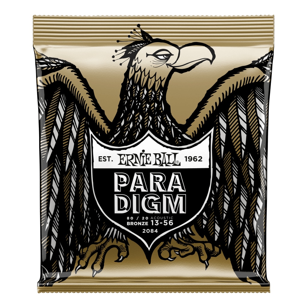 Acoustic Guitar Strings – Ernie Ball 2084 – Paradigm – 80/20 Bronze – Medium – 13-56  1