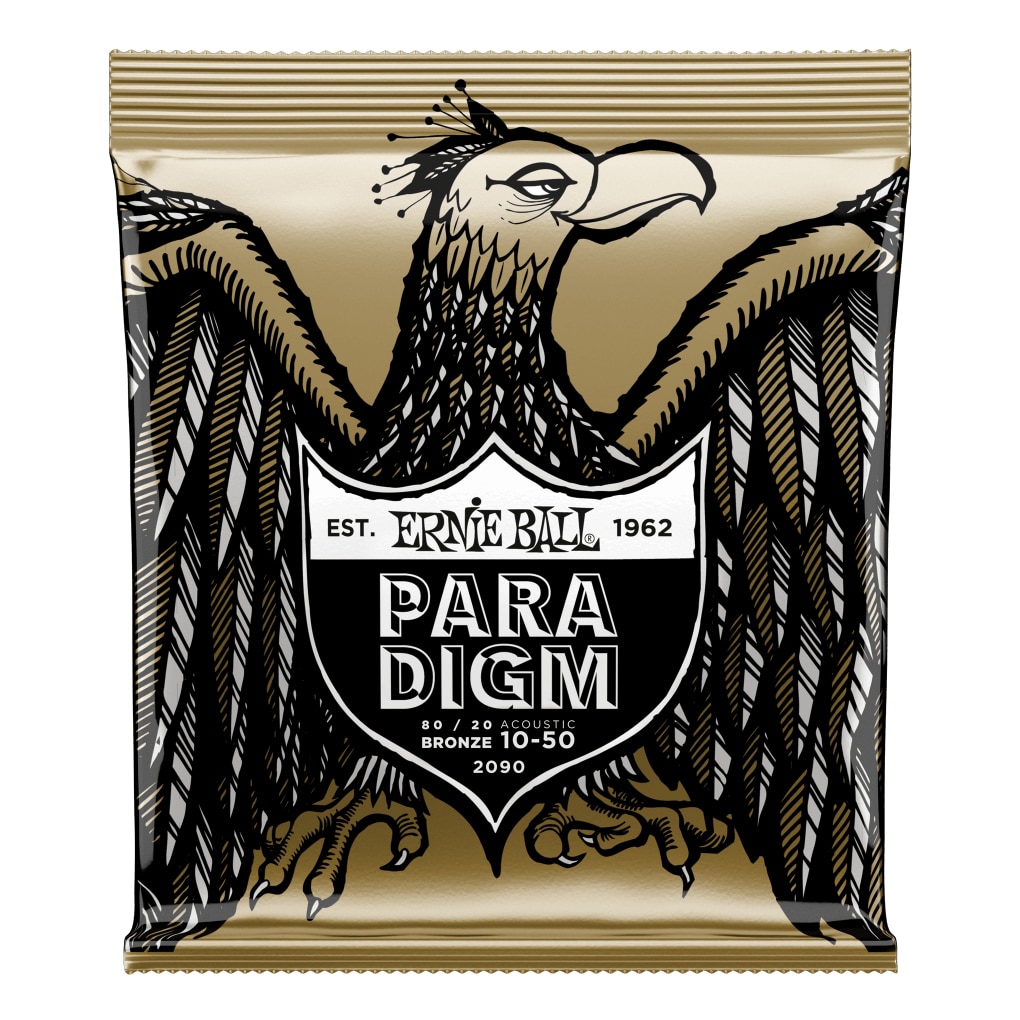 Acoustic Guitar Strings – Ernie Ball 2090 – Paradigm – 80/20 Bronze – Extra Light – 10-50  1