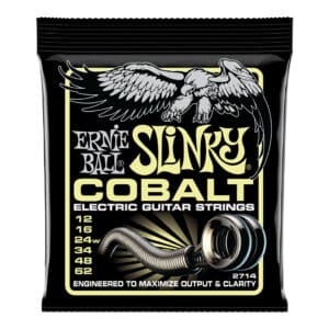 Electric Guitar Strings – Ernie Ball 2714 – Cobalt – Mammoth Slinky – 12-62 1