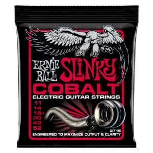 Electric Guitar Strings - Ernie Ball 2716 - Cobalt - Burly Slinky - 11-52