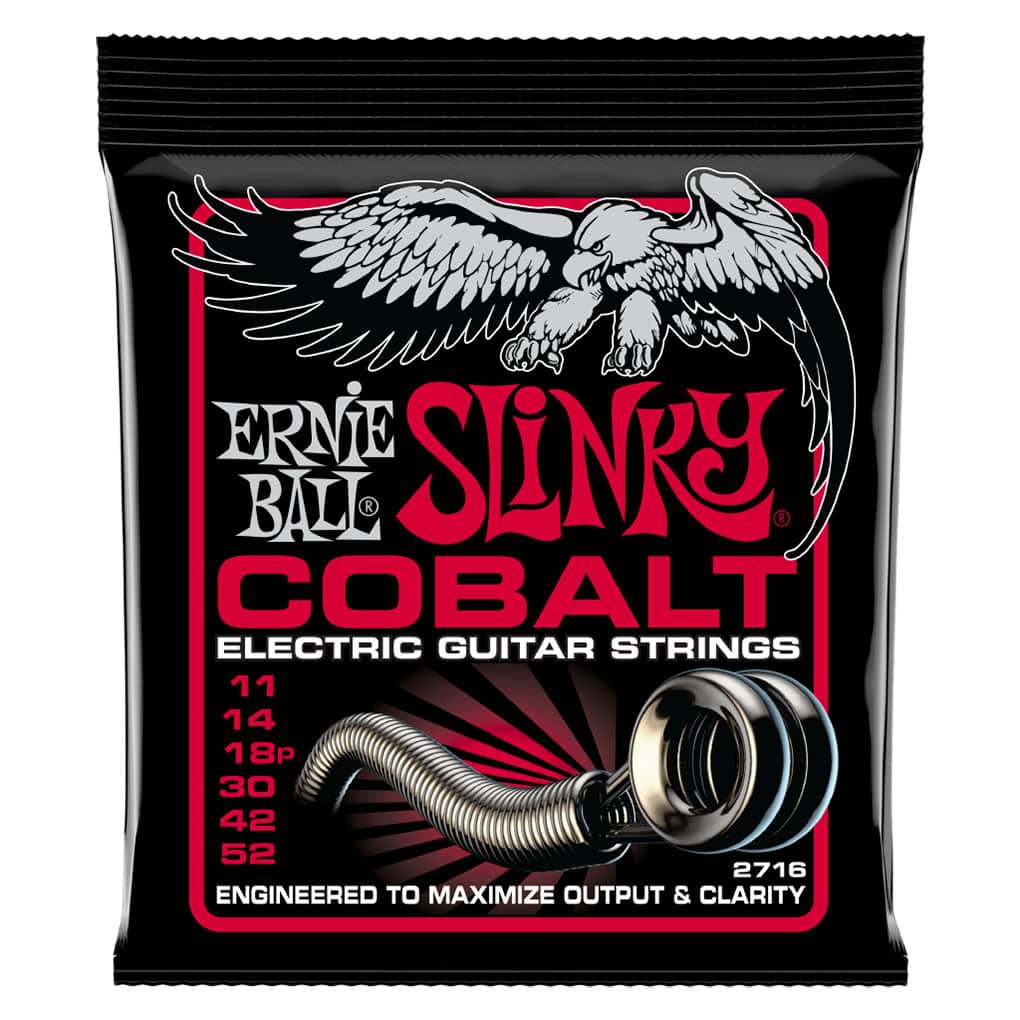 Electric Guitar Strings – Ernie Ball 2716 – Cobalt – Burly Slinky – 11-52 1