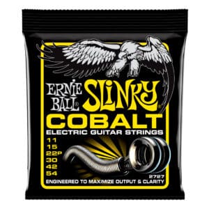 Electric Guitar Strings – Ernie Ball 2727 – Cobalt – Beefy Slinky – 11-54 1