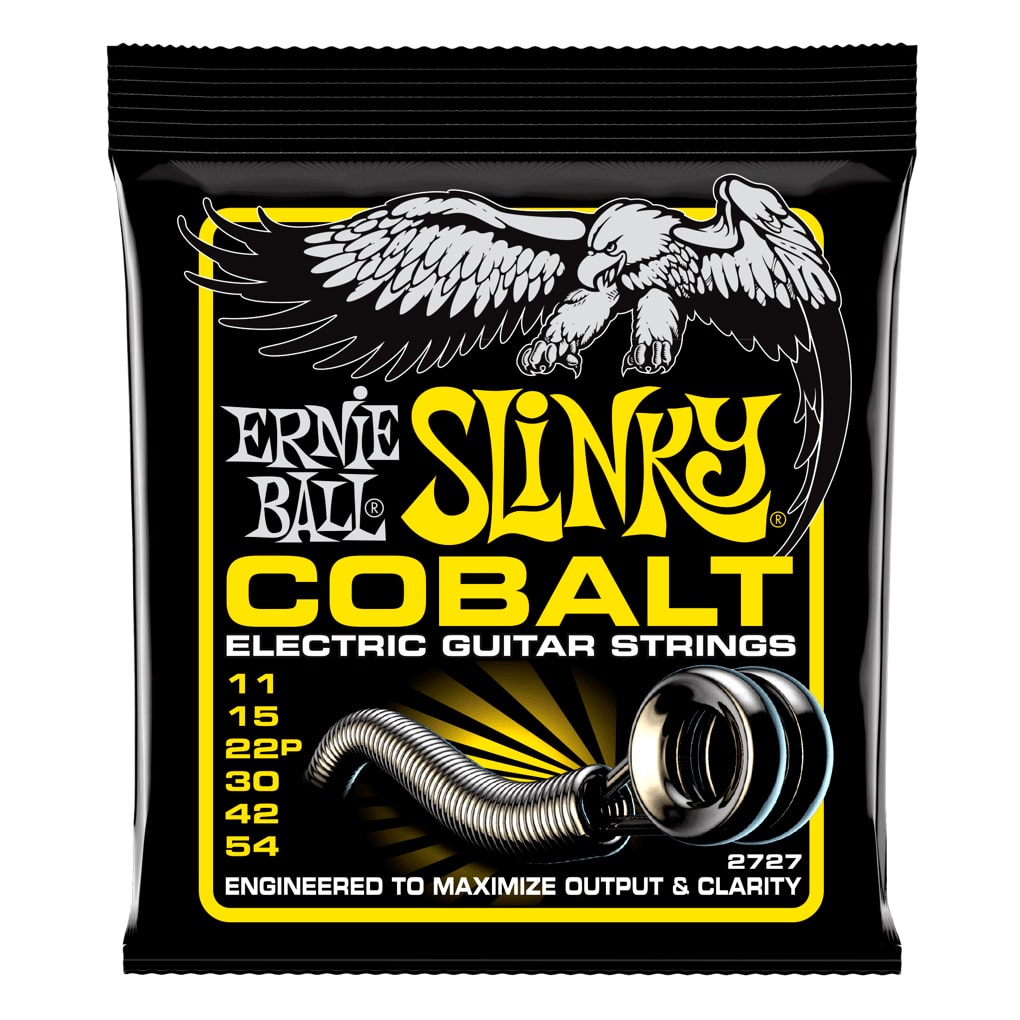 Electric Guitar Strings – Ernie Ball 2727 – Cobalt – Beefy Slinky – 11-54 1