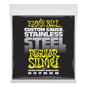 Electric Guitar Strings - Ernie Ball 2246 - Regular Slinky - Stainless Steel Wound - 10-46