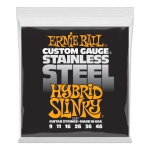 Electric Guitar Strings - Ernie Ball 2247 - Hybrid Slinky - Stainless Steel Wound - 9-46