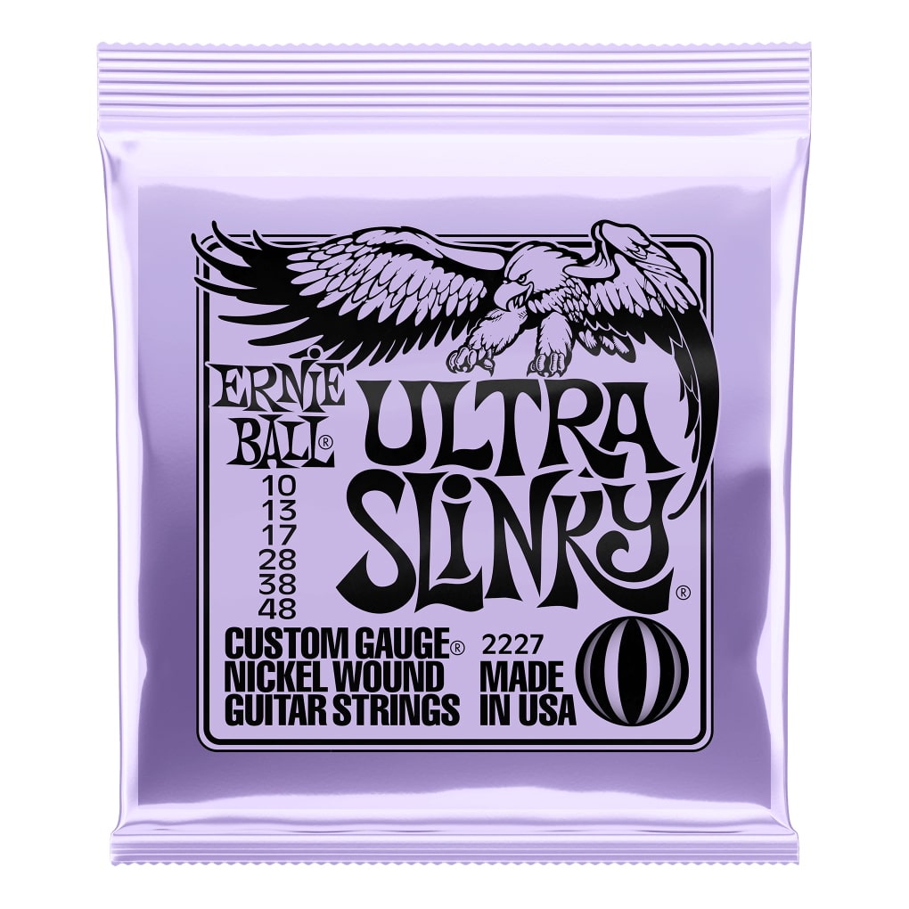 Electric Guitar Strings – Ernie Ball 2227 – Ultra Slinky – Nickel Wound – 10-48  1