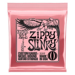 Electric Guitar Strings – Ernie Ball 2217 – Zippy Slinky – Nickel Wound – 7-36 1