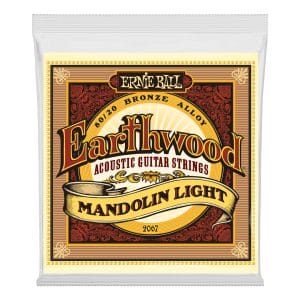 Mandolin Strings - Ernie Ball 2067 - Earthwood - 80/20 Bronze - Light - 9-34 - Loop End