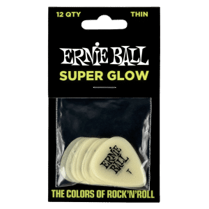 Ernie Ball – Cellulose Guitar Picks – Plectrums – Thin – 0