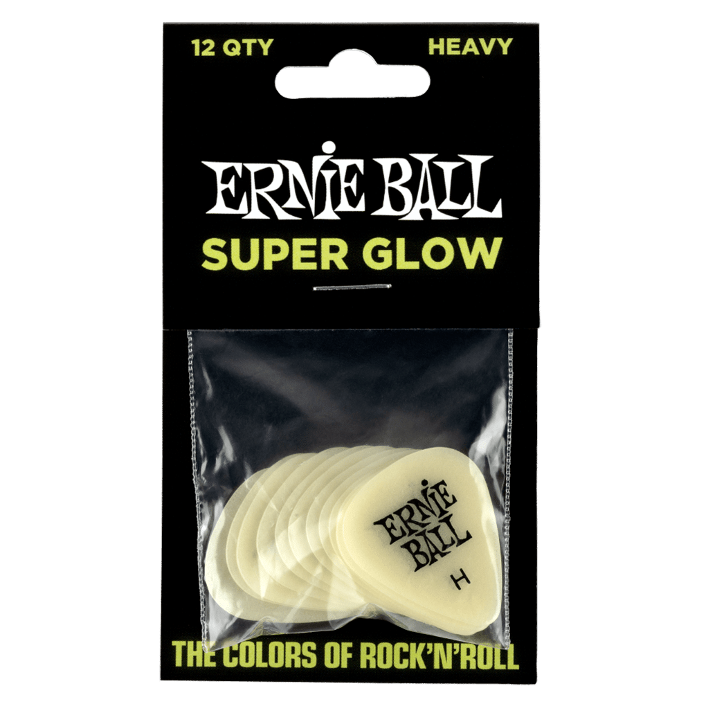 Ernie Ball – Cellulose Guitar Picks – Plectrums – Heavy – 0