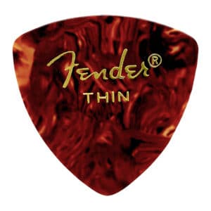 Fender – Classic Celluloid Guitar Picks – 346 Shape – Thin – Tortoiseshell – 12 Pack 1