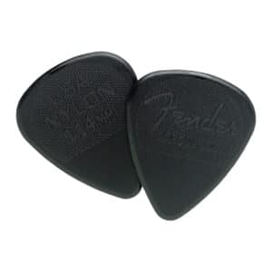 Fender - Nylon Guitar Picks - 351 Shape - 1.14mm - Black - 12 Pack