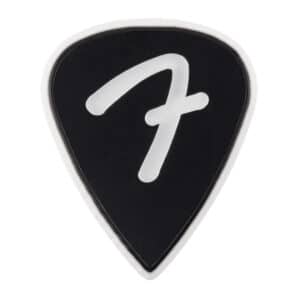 Fender - Celluloid F-Grip Guitar Picks - 351 Shape - 1.5mm - Black - 3 Pack