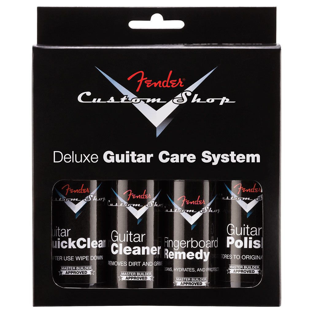 Fender – Custom Shop – Deluxe Guitar Care System – 4 Step Cleaning Kit – 4 Pack 1