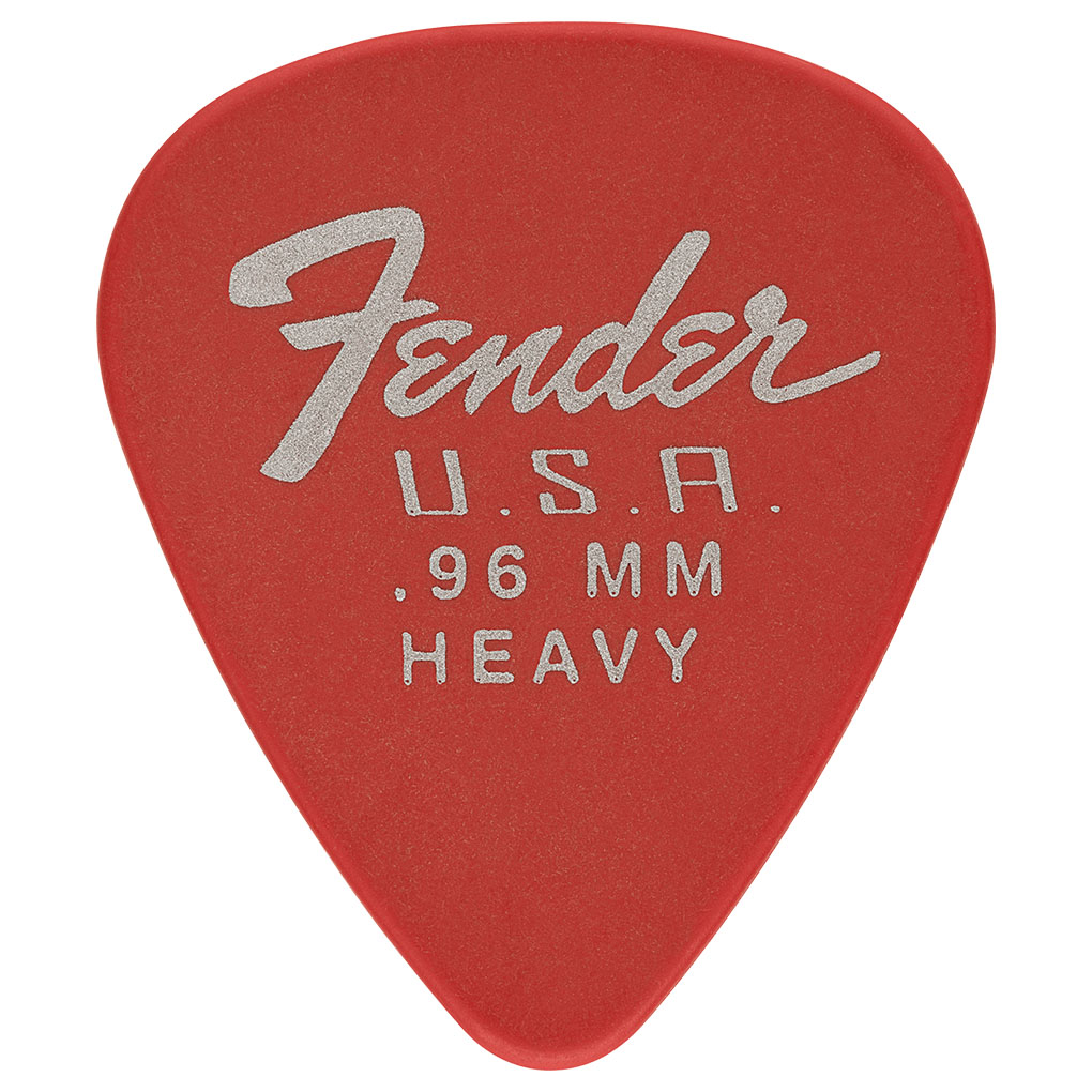 Fender – Dura-Tone Delrin Guitar Picks – 351 Shape – Heavy – 0