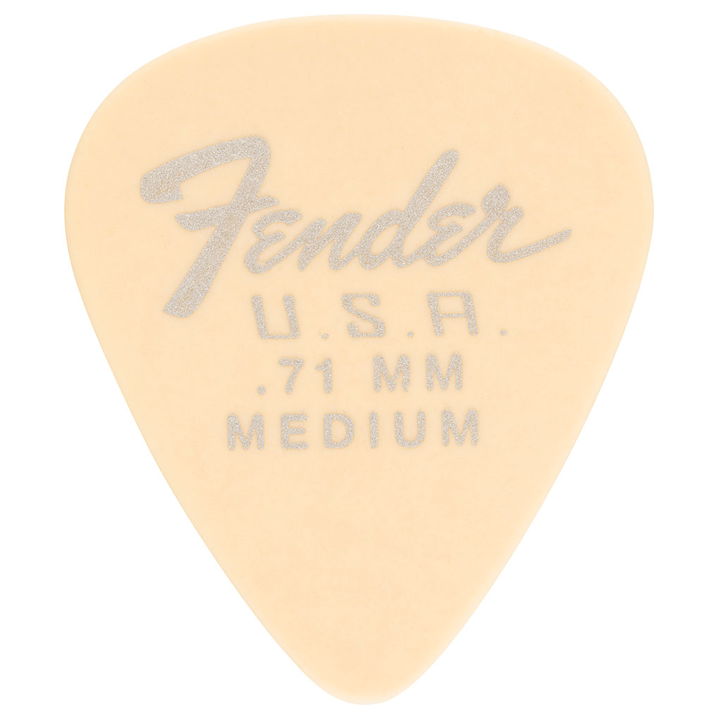 Fender – Dura-Tone Delrin Guitar Picks – 351 Shape – Medium – 0