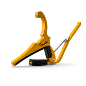 Fender x Kyser - Quick-Change Electric Guitar Capo - Butterscotch Blonde - KGEFBBA