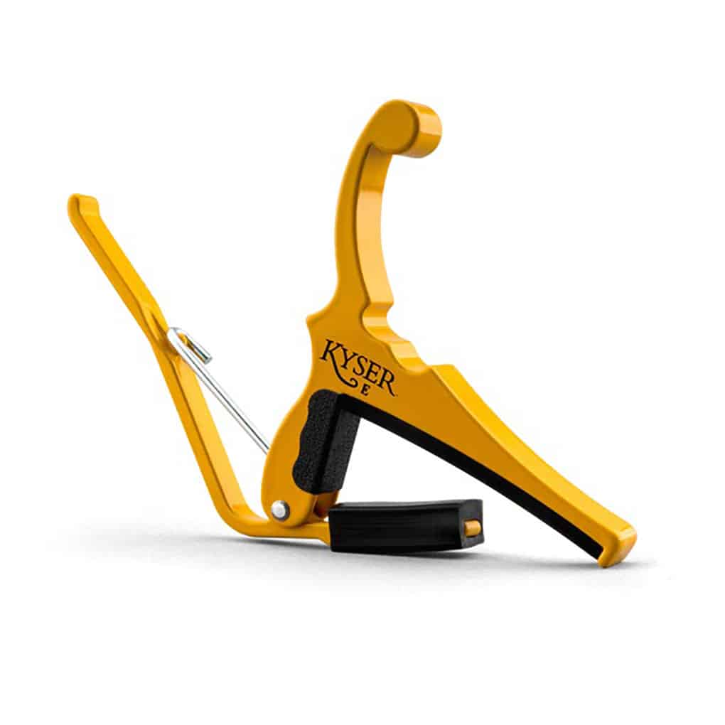 Fender x Kyser – Quick-Change Electric Guitar Capo – Butterscotch Blonde – KGEFBBA 2