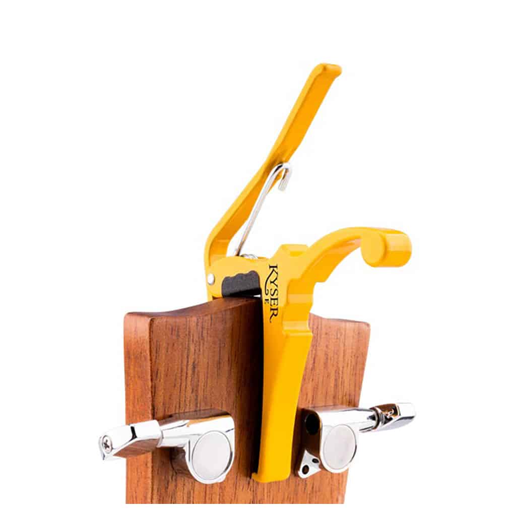 Fender x Kyser – Quick-Change Electric Guitar Capo – Butterscotch Blonde – KGEFBBA 4