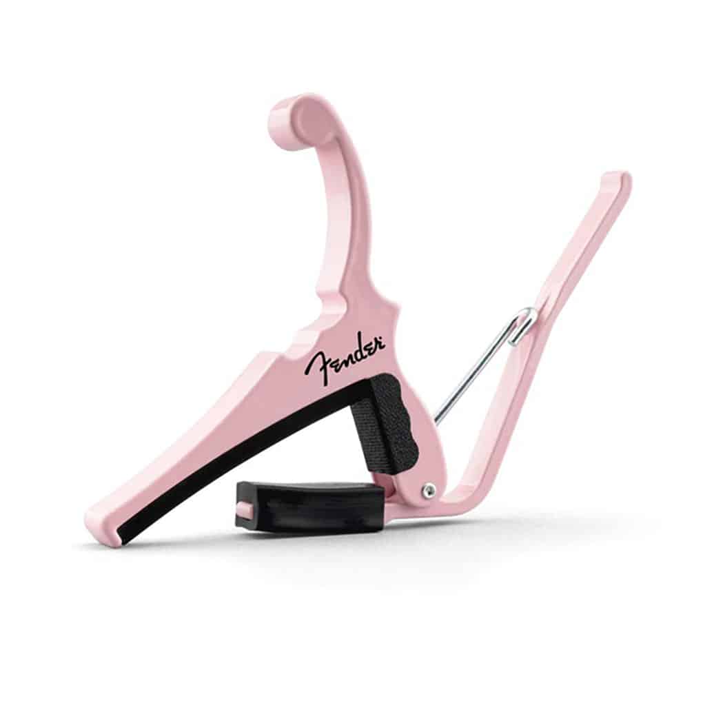 Fender x Kyser – Quick-Change Electric Guitar Capo – Shell Pink – KGEFSPA 1