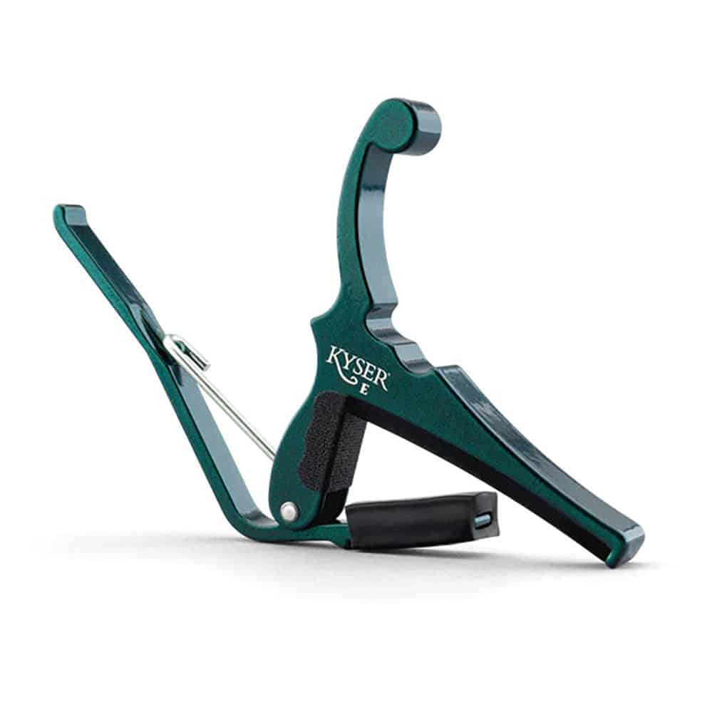 Fender x Kyser – Quick-Change Electric Guitar Capo – Sherwood Green – KGEFSHGA 2