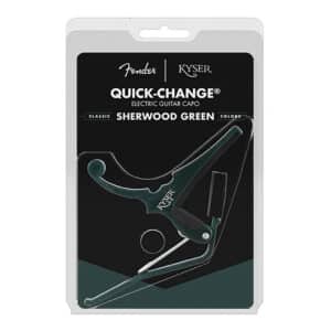 Fender x Kyser – Quick-Change Electric Guitar Capo – Sherwood Green – KGEFSHGA 4