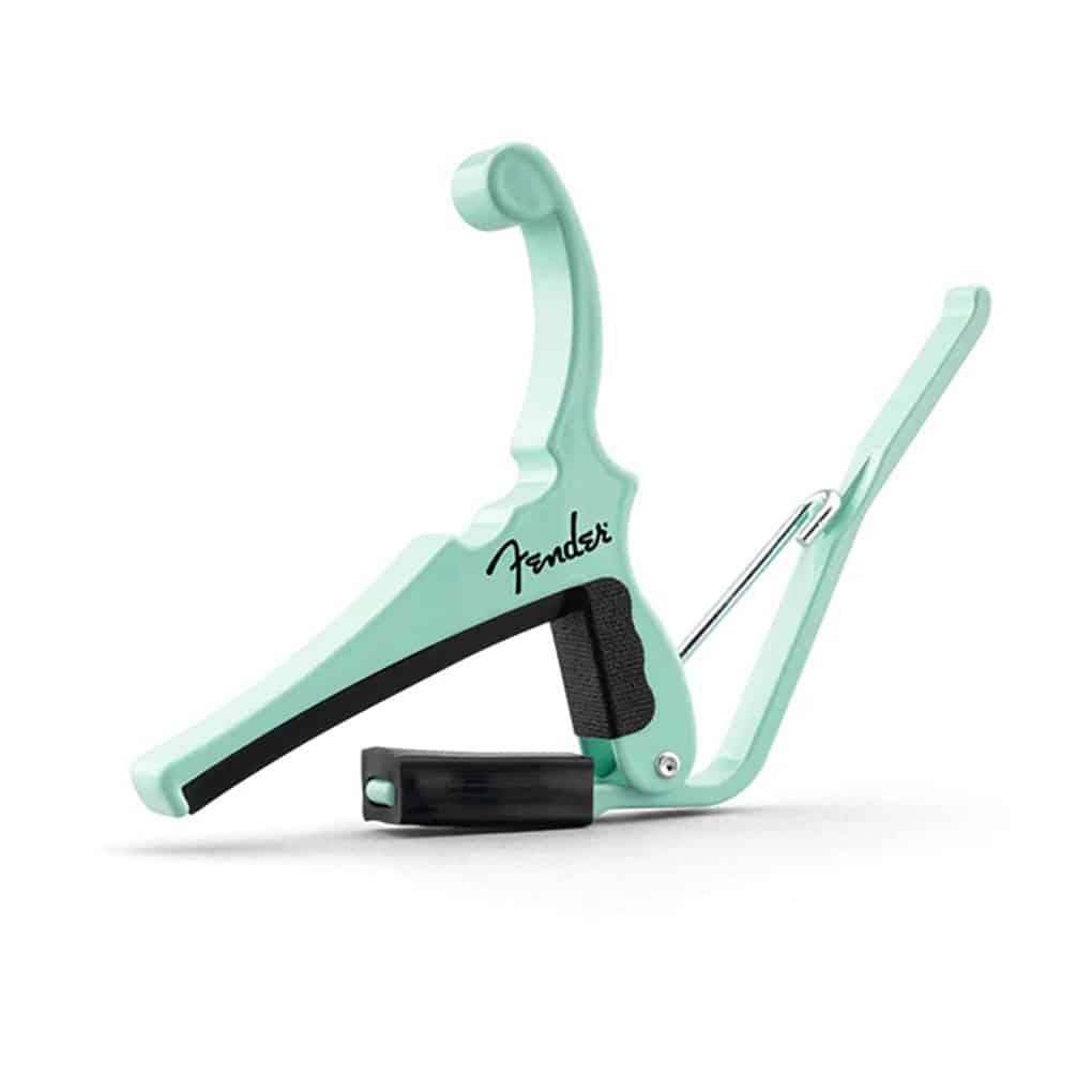 Fender x Kyser – Quick-Change Electric Guitar Capo – Surf Green – KGEFSGA 1