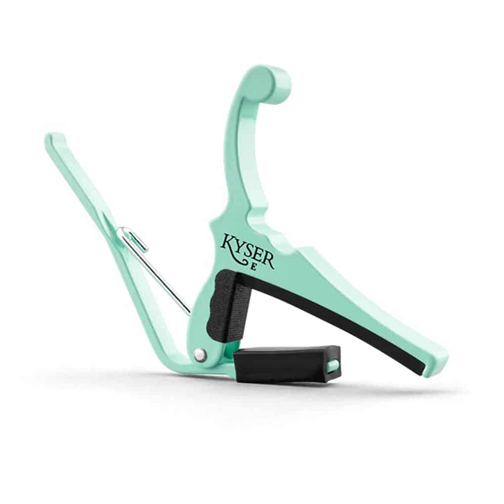 Fender x Kyser – Quick-Change Electric Guitar Capo – Surf Green – KGEFSGA 2