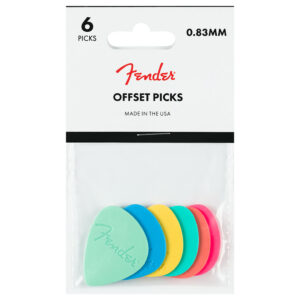 Fender – Offset Guitar Picks – 351 Shape – Medium – 0