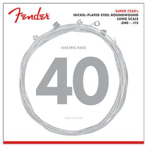 Bass Guitar Strings - Electric - Fender - Super 72505L - 5 String - Long Scale - Nickel Plated Steel - Light - 40-115