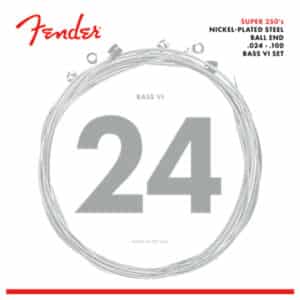 Bass VI Guitar Strings – Electric – Fender – Super 250B6 – Nickel Plated Steel – 24-100 1