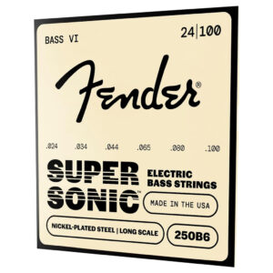Bass VI Guitar Strings – Electric – Fender – Supersonic 250B6 – Nickel Plated Steel – 24-100 2
