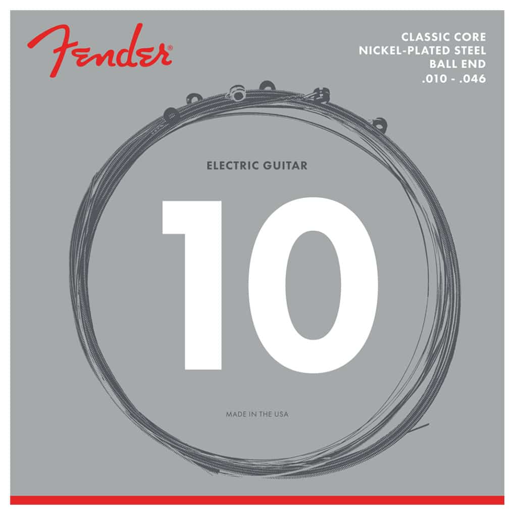 Electric Guitar Strings – Fender 255R – Classic Core – Nickel Plated Steel – Regular – 10-46 1