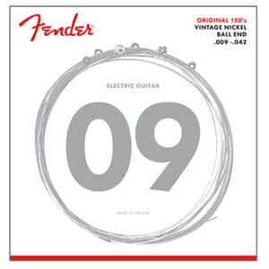 Electric Guitar Strings - Fender - Original 150L - Pure Nickel Wound - Light - 9-42