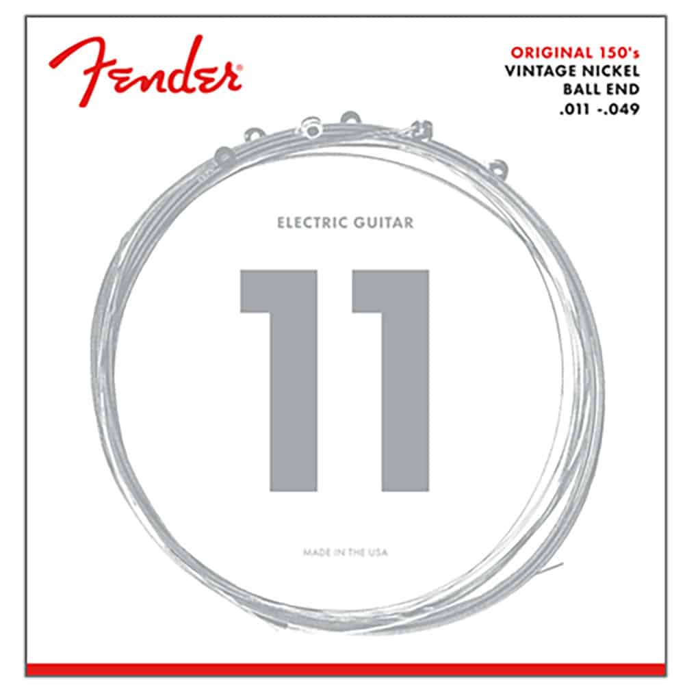 Electric Guitar Strings – Fender – Original 150M – Pure Nickel Wound – Medium- 11-49 1