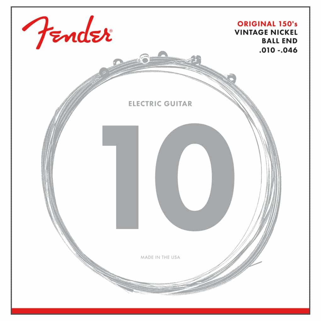 Electric Guitar Strings – Fender – Original 150R – Pure Nickel Wound – Regular – 10-46 1