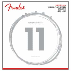 Electric Guitar Strings - Fender - Super 250M - Nickel Plated Steel - Medium- 11-49