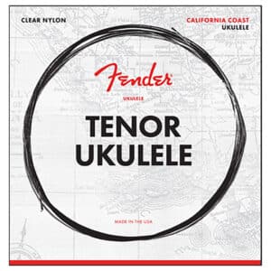 Ukulele Strings - Fender - California Coast - Clear Nylon - Tenor Set - GCEA High G Tuning