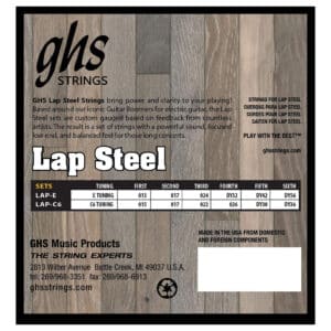 GHS – Lap Steel Guitar Strings – Nickel Plated Steel – Hawaiian E Tuning – 13-56 – Ball End 2